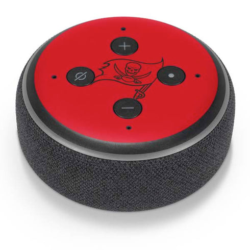 NFL Tampa Bay Buccaneers Red Performance Series Amazon Echo Dot Skin