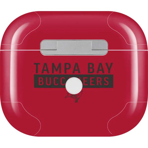 NFL Tampa Bay Buccaneers Red Performance Series Apple AirPods (3rd Gen 2021) Skin