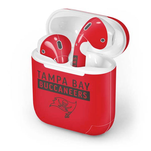 NFL Tampa Bay Buccaneers Red Performance Series Apple AirPods Skin