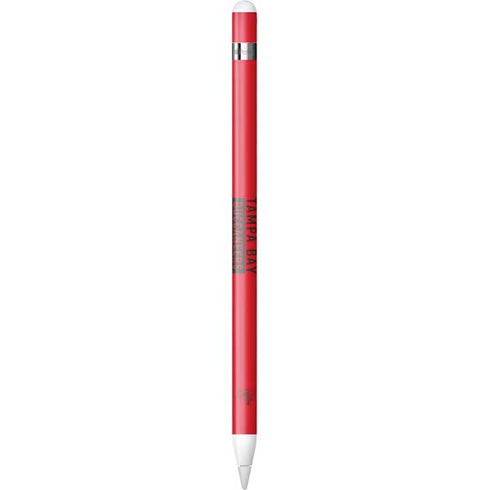 NFL Tampa Bay Buccaneers Red Performance Series Apple Pencil (1st Gen, 2017) Skin