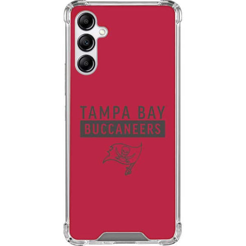 NFL Tampa Bay Buccaneers Red Performance Series Galaxy A14 5G Clear Case