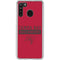 NFL Tampa Bay Buccaneers Red Performance Series Galaxy A21 Clear Case