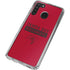 NFL Tampa Bay Buccaneers Red Performance Series Galaxy A21 Clear Case