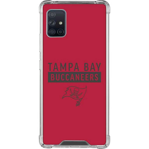 NFL Tampa Bay Buccaneers Red Performance Series Galaxy A51 5G Clear Case