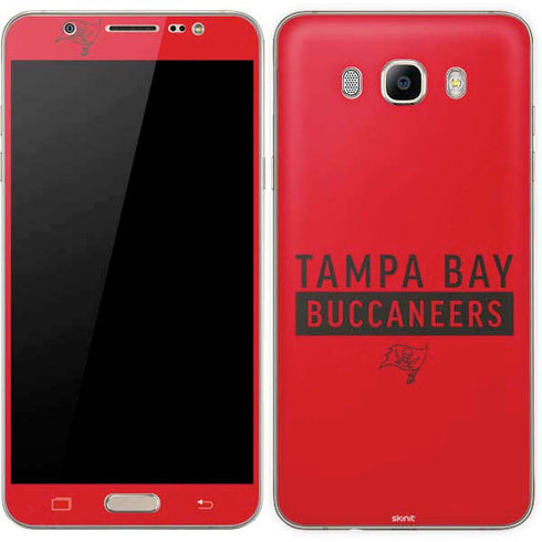 NFL Tampa Bay Buccaneers Red Performance Series Galaxy J7 Skin
