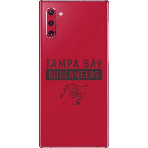 NFL Tampa Bay Buccaneers Red Performance Series Galaxy Note 10 Skin