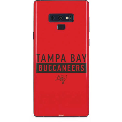 NFL Tampa Bay Buccaneers Red Performance Series Galaxy Note 9 Skin