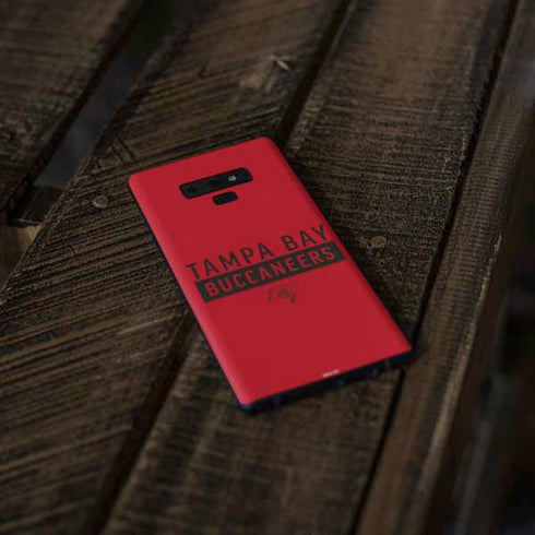 NFL Tampa Bay Buccaneers Red Performance Series Galaxy Note 9 Skin