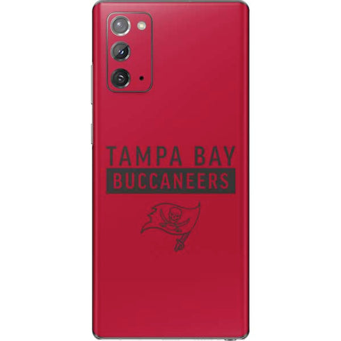 NFL Tampa Bay Buccaneers Red Performance Series Galaxy Note20 5G Skin