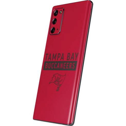 NFL Tampa Bay Buccaneers Red Performance Series Galaxy Note20 5G Skin