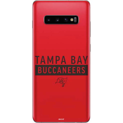 NFL Tampa Bay Buccaneers Red Performance Series Galaxy S10 Plus Skin