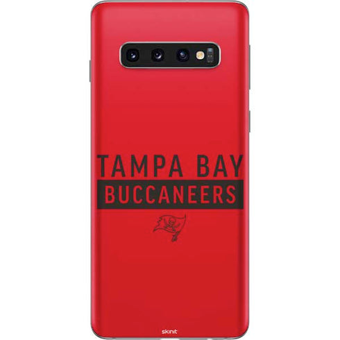 NFL Tampa Bay Buccaneers Red Performance Series Galaxy S10 Skin