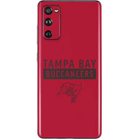 NFL Tampa Bay Buccaneers Red Performance Series Galaxy S20 Fan Edition Skin