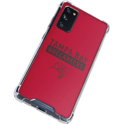 NFL Tampa Bay Buccaneers Red Performance Series Galaxy S20 FE Clear Case