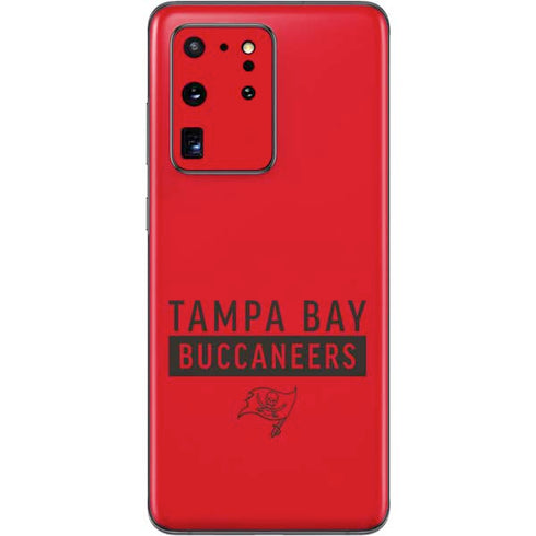 NFL Tampa Bay Buccaneers Red Performance Series Galaxy S20 Ultra 5G Skin