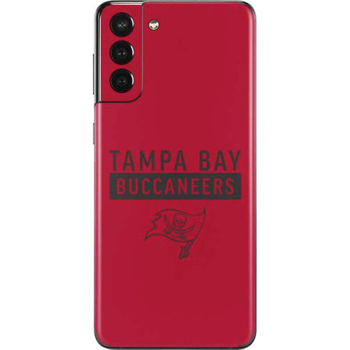 NFL Tampa Bay Buccaneers Red Performance Series Galaxy S21 Plus 5G Skin