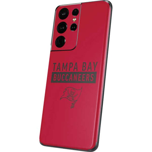 NFL Tampa Bay Buccaneers Red Performance Series Galaxy S21 Ultra 5G Skin