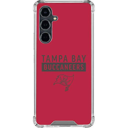 NFL Tampa Bay Buccaneers Red Performance Series Galaxy S23 FE Clear Case