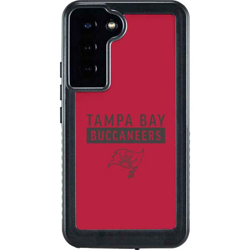 NFL Tampa Bay Buccaneers Red Performance Series Galaxy S23 Plus Waterproof Case