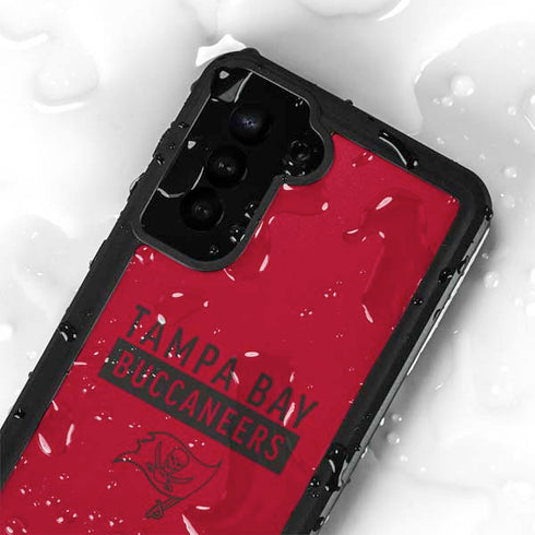 NFL Tampa Bay Buccaneers Red Performance Series Galaxy S23 Waterproof Case