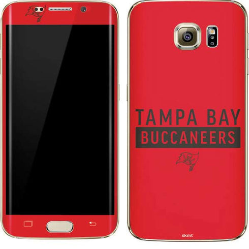 NFL Tampa Bay Buccaneers Red Performance Series Galaxy S7 Edge Skin