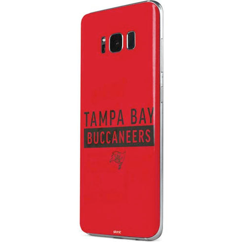 NFL Tampa Bay Buccaneers Red Performance Series Galaxy S8 Plus Skin