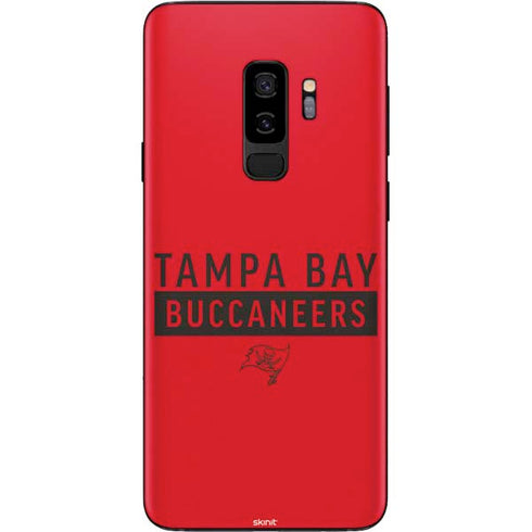 NFL Tampa Bay Buccaneers Red Performance Series Galaxy S9 Plus Skin