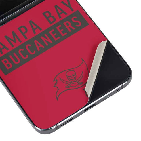 NFL Tampa Bay Buccaneers Red Performance Series Galaxy Z Flip5 5G Skin