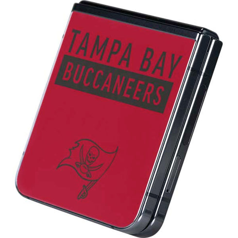 NFL Tampa Bay Buccaneers Red Performance Series Galaxy Z Flip5 5G Skin