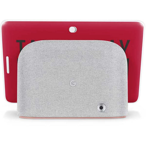 NFL Tampa Bay Buccaneers Red Performance Series Google Home Hub Skin