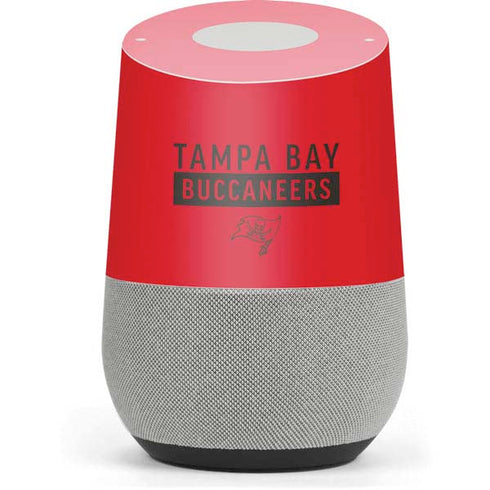 NFL Tampa Bay Buccaneers Red Performance Series Google Home Skin
