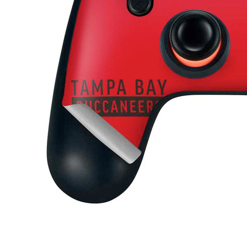 NFL Tampa Bay Buccaneers Red Performance Series Google Stadia Controller Skin