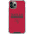 NFL Tampa Bay Buccaneers Red Performance Series iPhone 11 Pro Max Clear Case