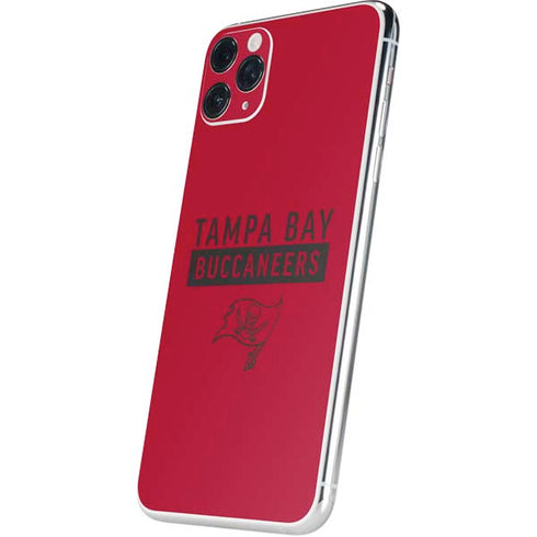 NFL Tampa Bay Buccaneers Red Performance Series iPhone 11 Pro Max Skin