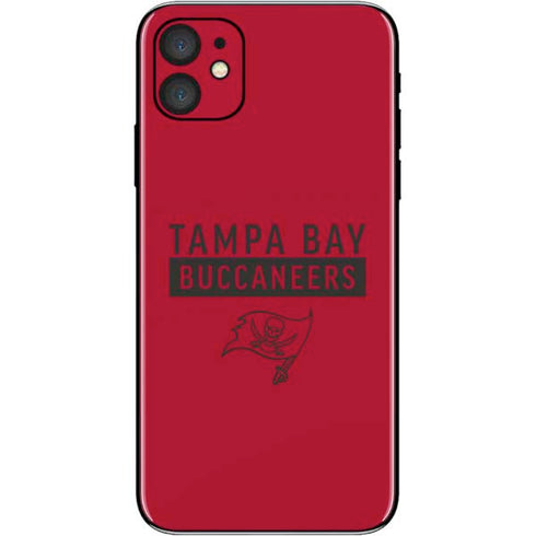 NFL Tampa Bay Buccaneers Red Performance Series iPhone 11 Skin