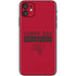 NFL Tampa Bay Buccaneers Red Performance Series iPhone 11 Skin