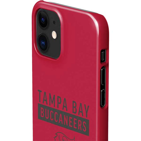 NFL Tampa Bay Buccaneers Red Performance Series iPhone 12 Mini Lite Case