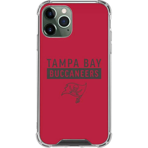 NFL Tampa Bay Buccaneers Red Performance Series iPhone 12 Pro Max Clear Case