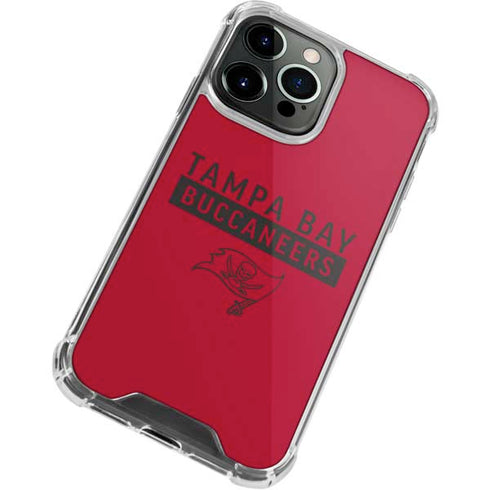 NFL Tampa Bay Buccaneers Red Performance Series iPhone 13 Pro Max Clear Case