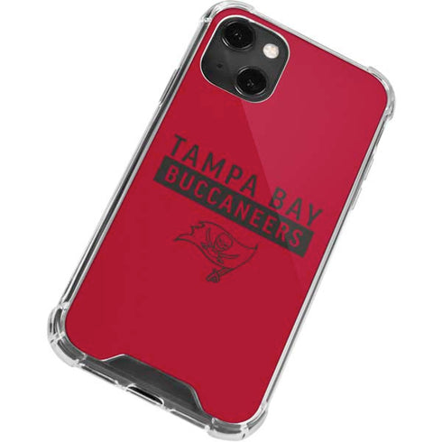 NFL Tampa Bay Buccaneers Red Performance Series iPhone 14 Plus Clear Case
