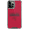 NFL Tampa Bay Buccaneers Red Performance Series iPhone 14 Pro Max Clear Case