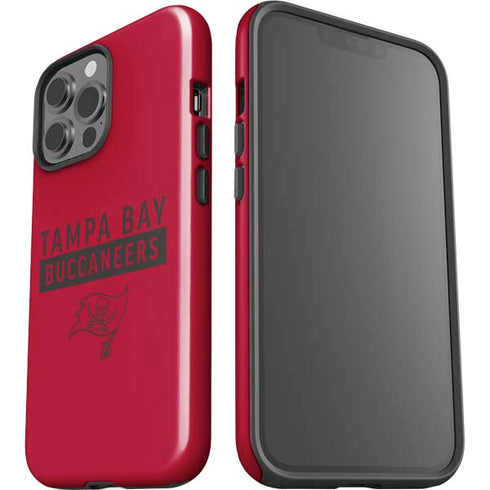 NFL Tampa Bay Buccaneers Red Performance Series iPhone 15 Pro Max Impact Case