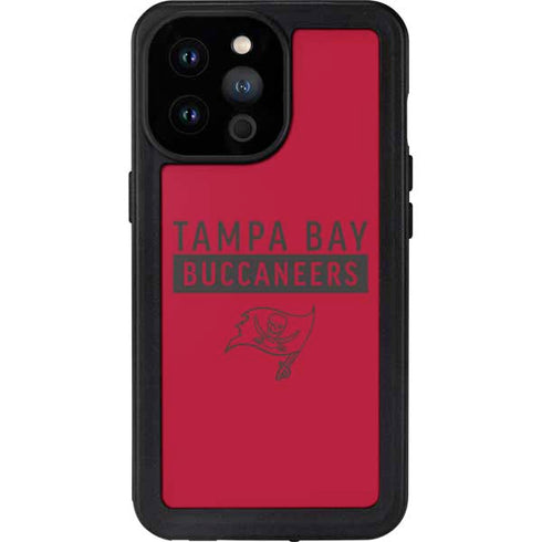 NFL Tampa Bay Buccaneers Red Performance Series iPhone 14 Pro Max Waterproof Case