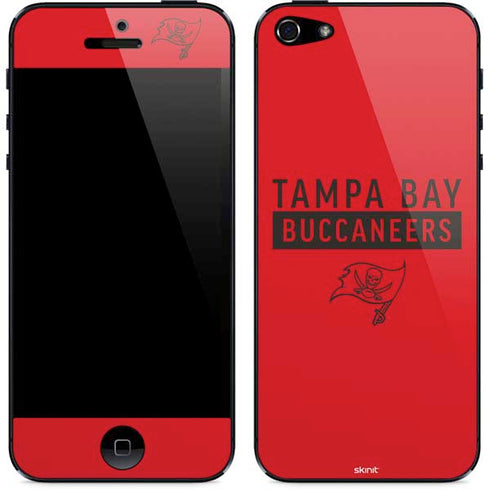 NFL Tampa Bay Buccaneers Red Performance Series iPhone 5/5s/5SE Skin