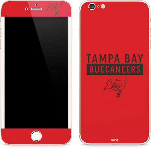 NFL Tampa Bay Buccaneers Red Performance Series iPhone 6/6s Plus Skin