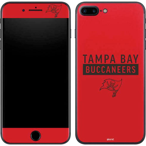 NFL Tampa Bay Buccaneers Red Performance Series iPhone 8 Plus Skin