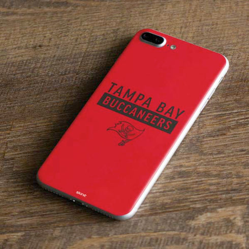 NFL Tampa Bay Buccaneers Red Performance Series iPhone 8 Plus Skin