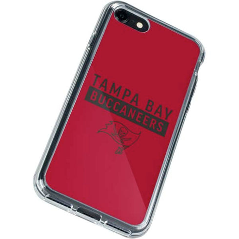 NFL Tampa Bay Buccaneers Red Performance Series iPhone SE (2nd & 3rd Gen) Clear Case