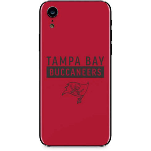 NFL Tampa Bay Buccaneers Red Performance Series iPhone XR Skin