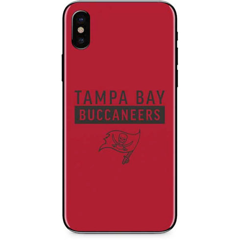 NFL Tampa Bay Buccaneers Red Performance Series iPhone XS Skin